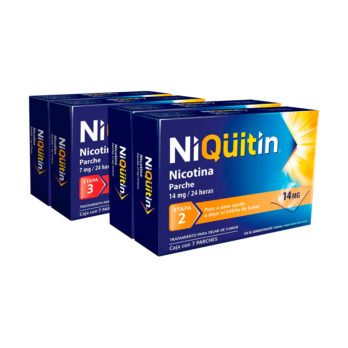 Niquitin Etapa 2 - 2 Pack + Etapa 3 - 2 Pack