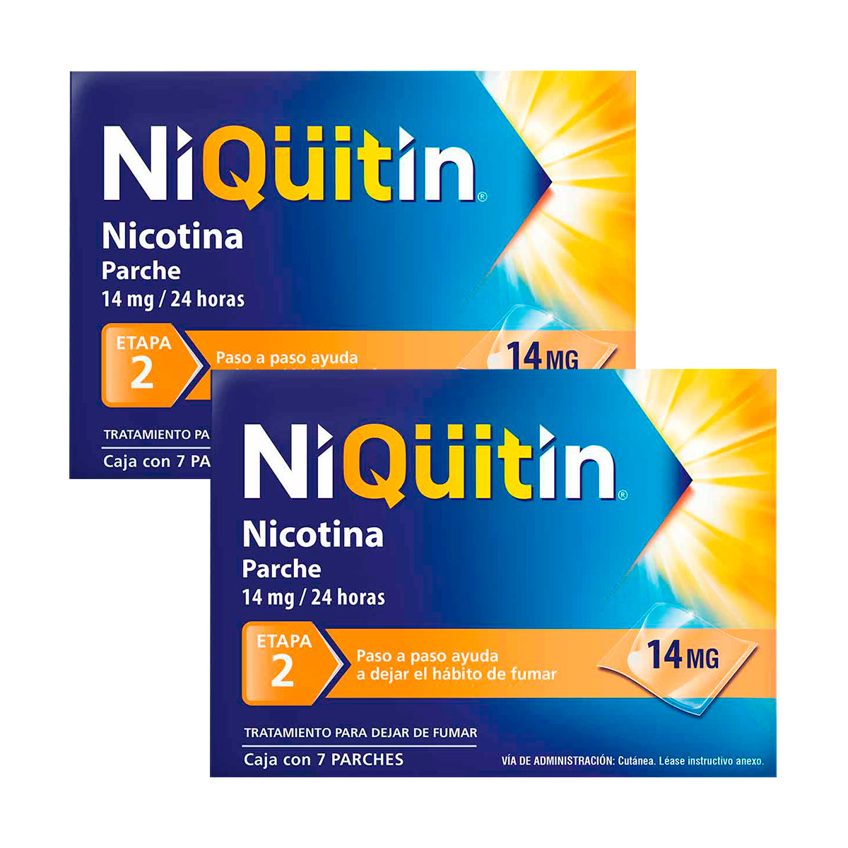 Niquitin Etapa 2 - 2 Pack Tratamiento Para Dejar De Fumar