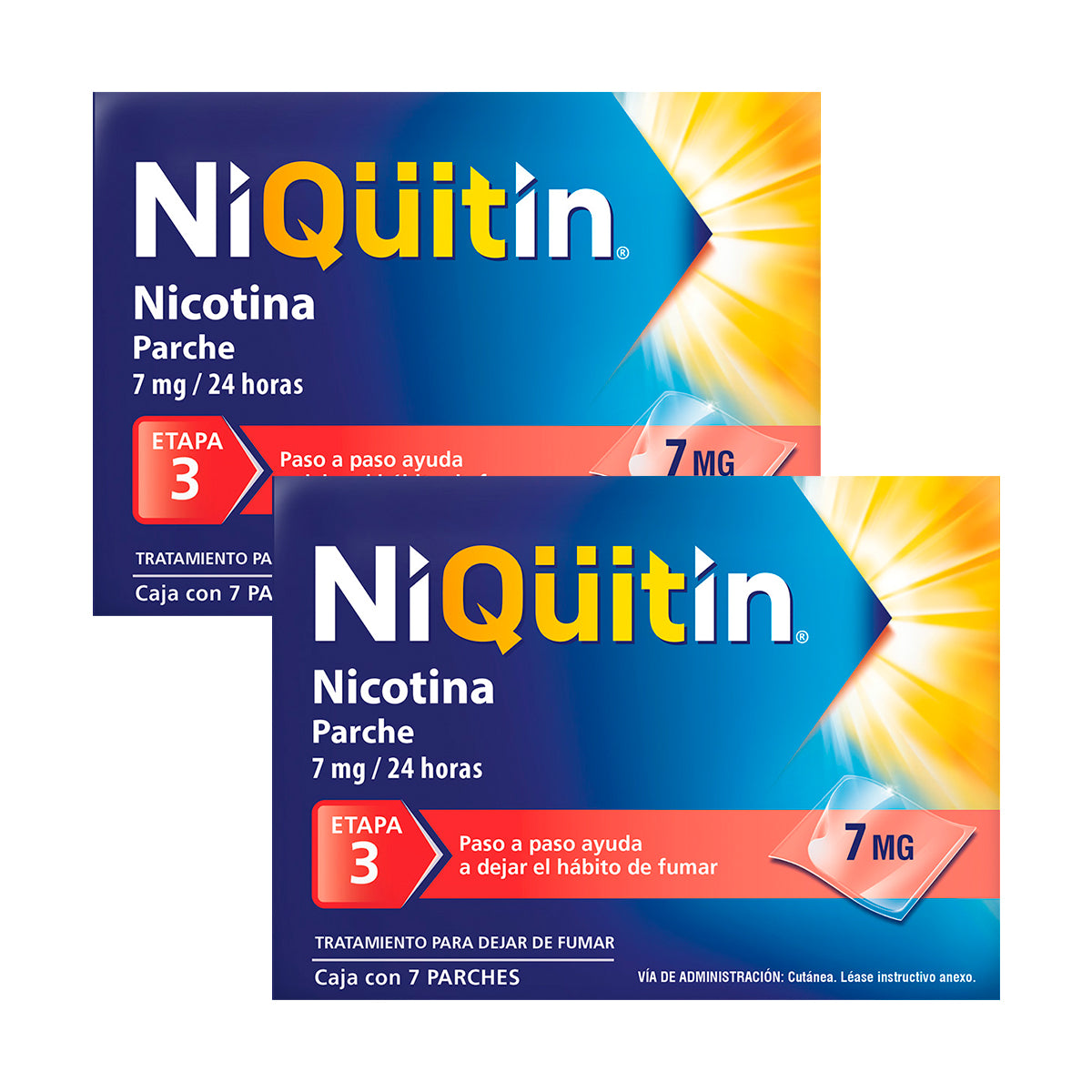 Niquitin Etapa 3 - 2 Pack Tratamiento Para Dejar De Fumar