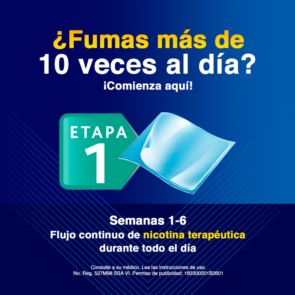 Niquitin Etapa 1 - 2 Pack Tratamiento Para Dejar De Fumar