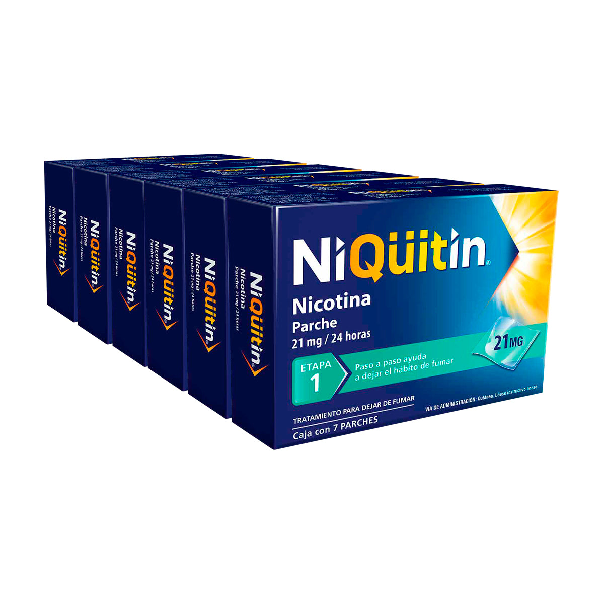 Niquitin Etapa 1 - 6 Pack Tratamiento Para Dejar De Fumar