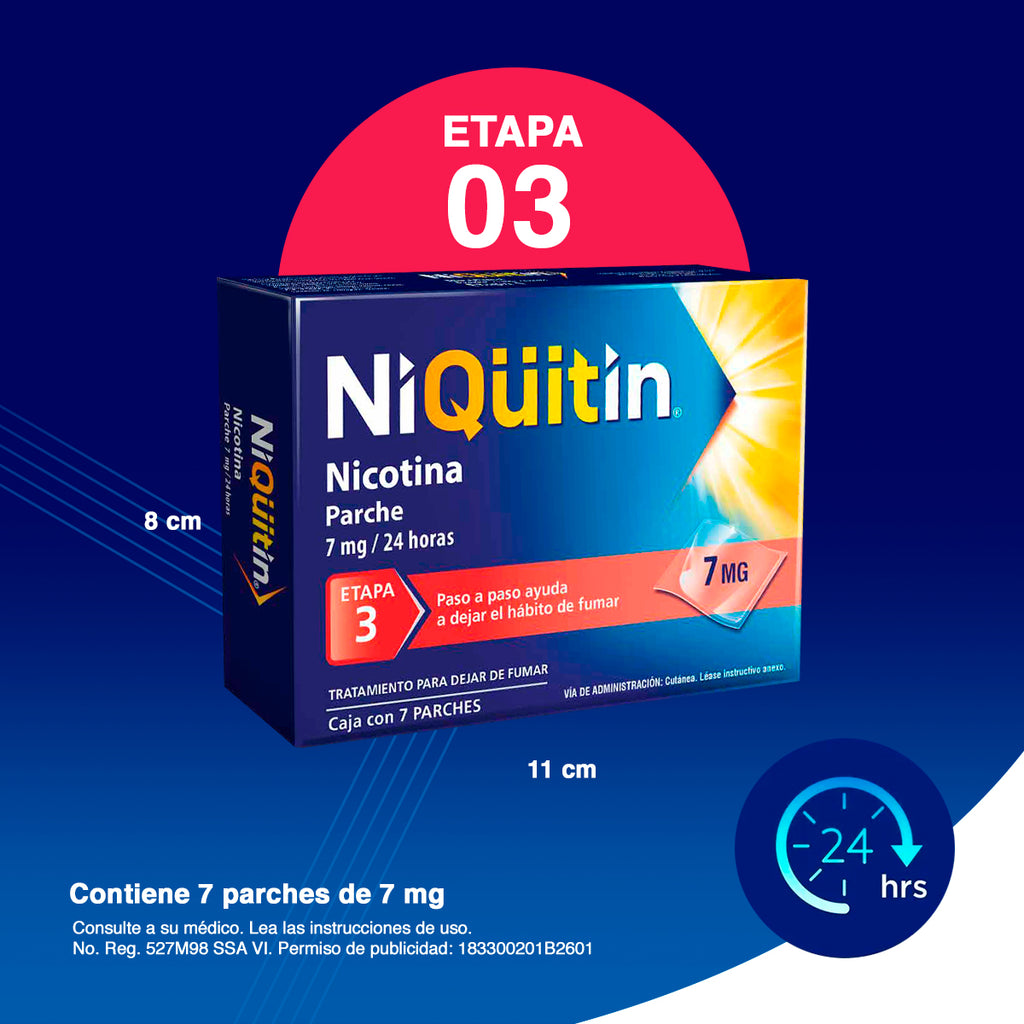 Niquitin Etapa 3 - 2 Pack Tratamiento Para Dejar De Fumar